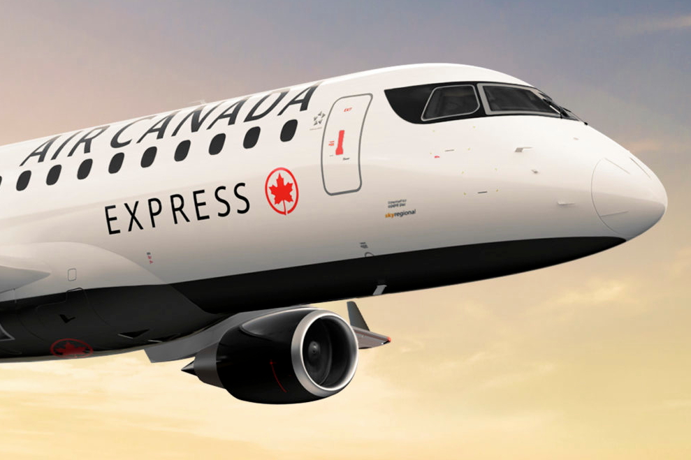 Air Canada Express Embraer E175. Click to enlarge.