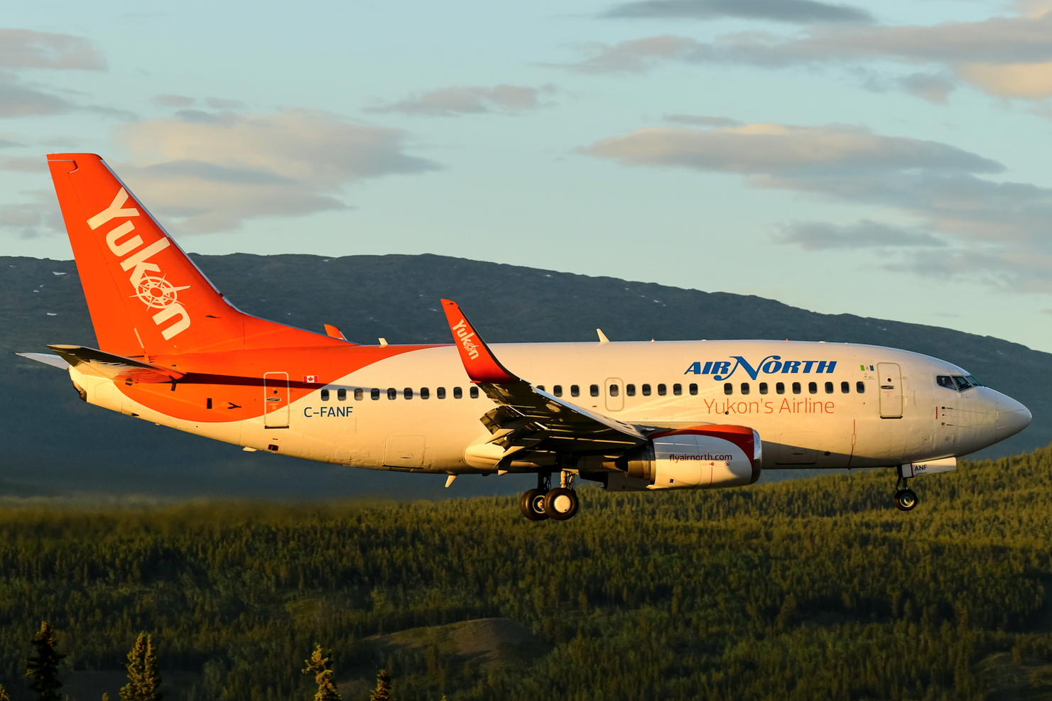 Air North, Yukon’s Airline Boeing 737-500. Click to enlarge.