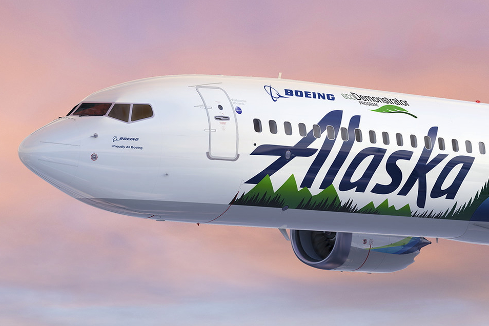 Alaska Airlines has become the latest partner of Boeing's ecoDemonstrator program and will flight test about 20 technologies on a new 737-9. Click to enlarge.