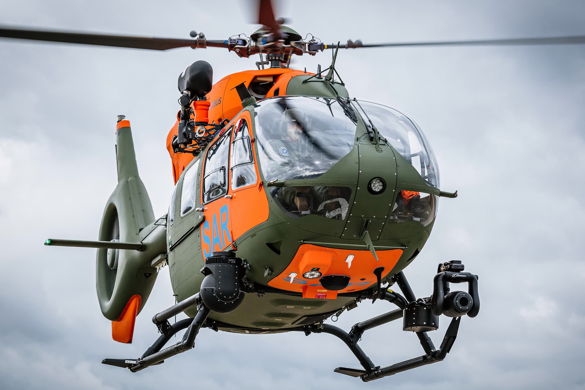 Airbus has handed over the seventh and last H145 helicopter to the search and rescue (SAR) service of the Bundeswehr. Operations with the new H145 LUH SAR are expected to commence shortly at the third SAR station in Holzdorf. Picture: Airbus Helicopters - Christian Keller Click to enlarge.