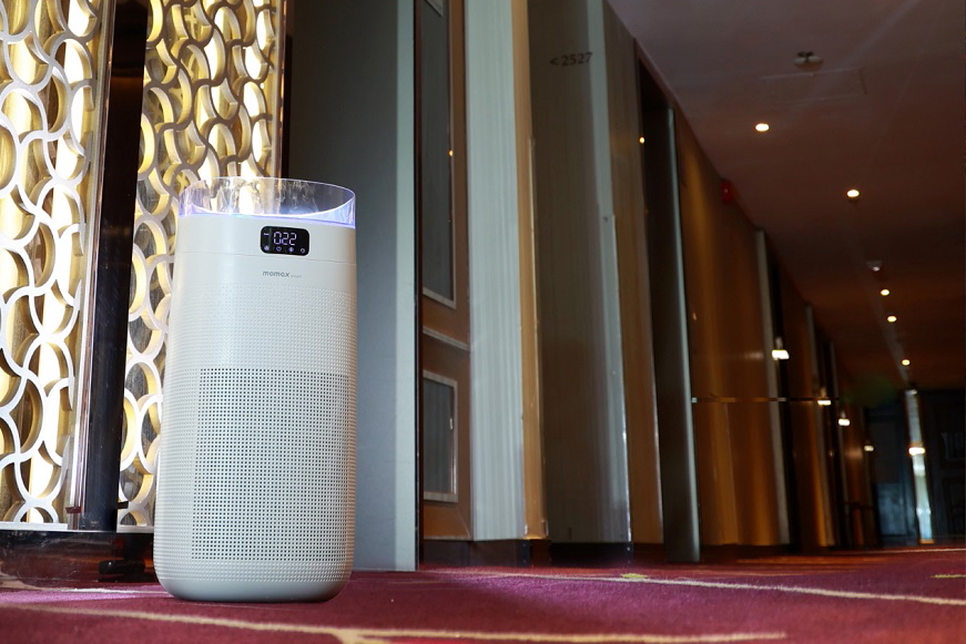 Dorsett is installing High Efficiency Particulate Air (HEPA) UV-C air purifiers on the guest floors of all nine of the group's hotels in Hong Kong.. Click to enlarge.
