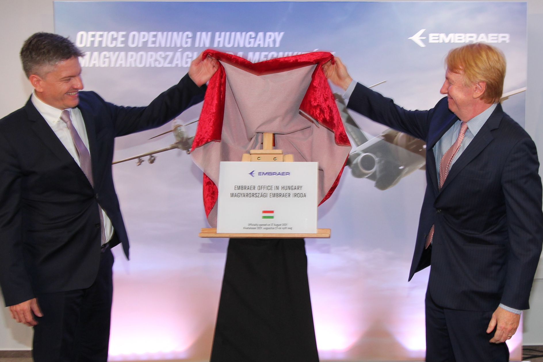 Embraer opens office in Budapest, Hungary. Click to enlarge.