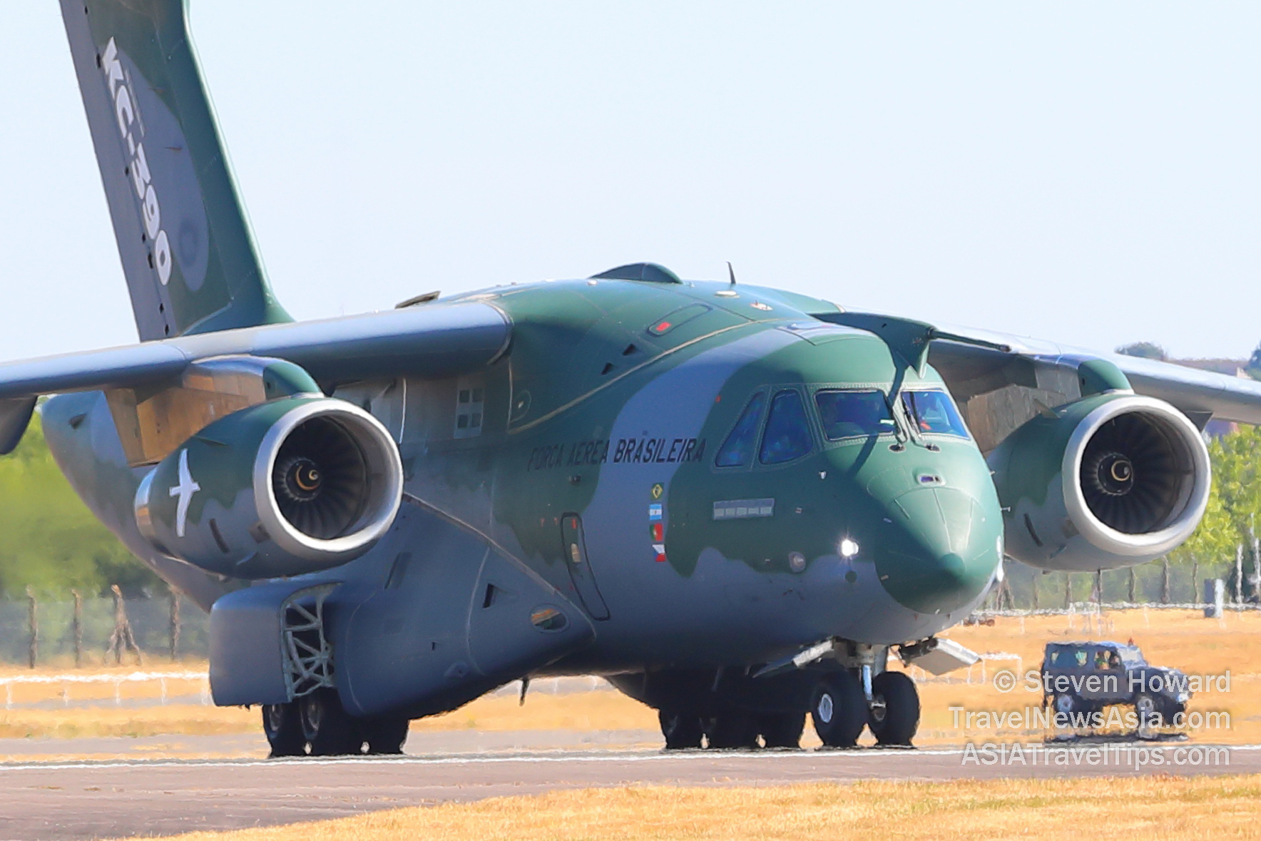 Embraer KC-390. Picture by Steven Howard of TravelNewsAsia.com Click to enlarge.