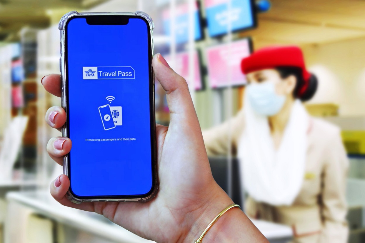 Emirates has partnered with Alhosn National Health System to enable the readability and recognition of customers’ health credentials with EU verified QR codes, including COVID19 vaccine status and PCR test results, on the IATA Travel Pass. Click to enlarge.