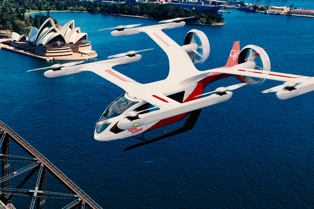 Sydney Seaplanes has entered into a partnership with Eve Urban Air Mobility Solutions, an Embraer company, that will lay the foundation for electric air taxi operations in Greater Sydney. Click to enlarge.