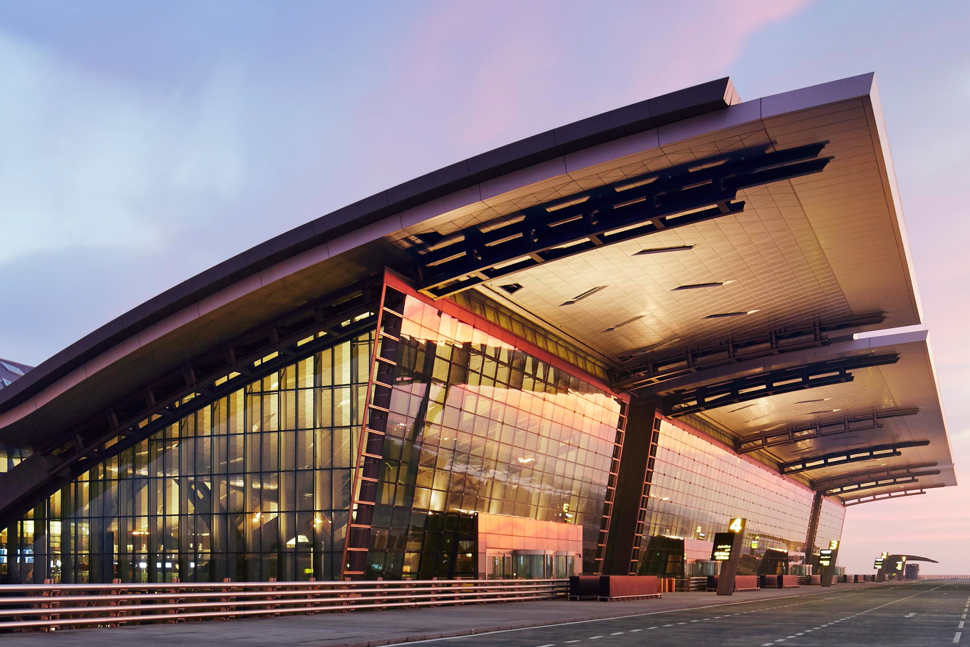 Hamad International Airport (HIA) in Doha, Qatar. Click to enlarge.