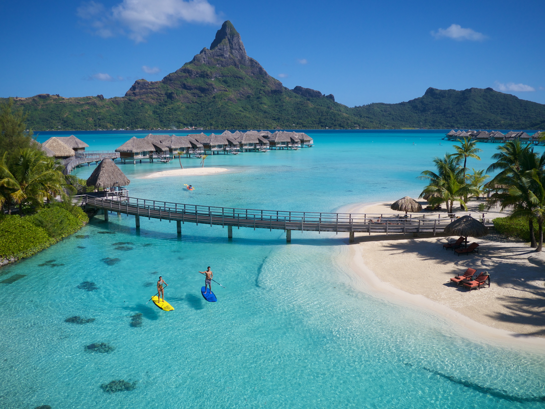 What some dreams are made of, the InterContinental Bora Bora Resort. Click to enlarge.