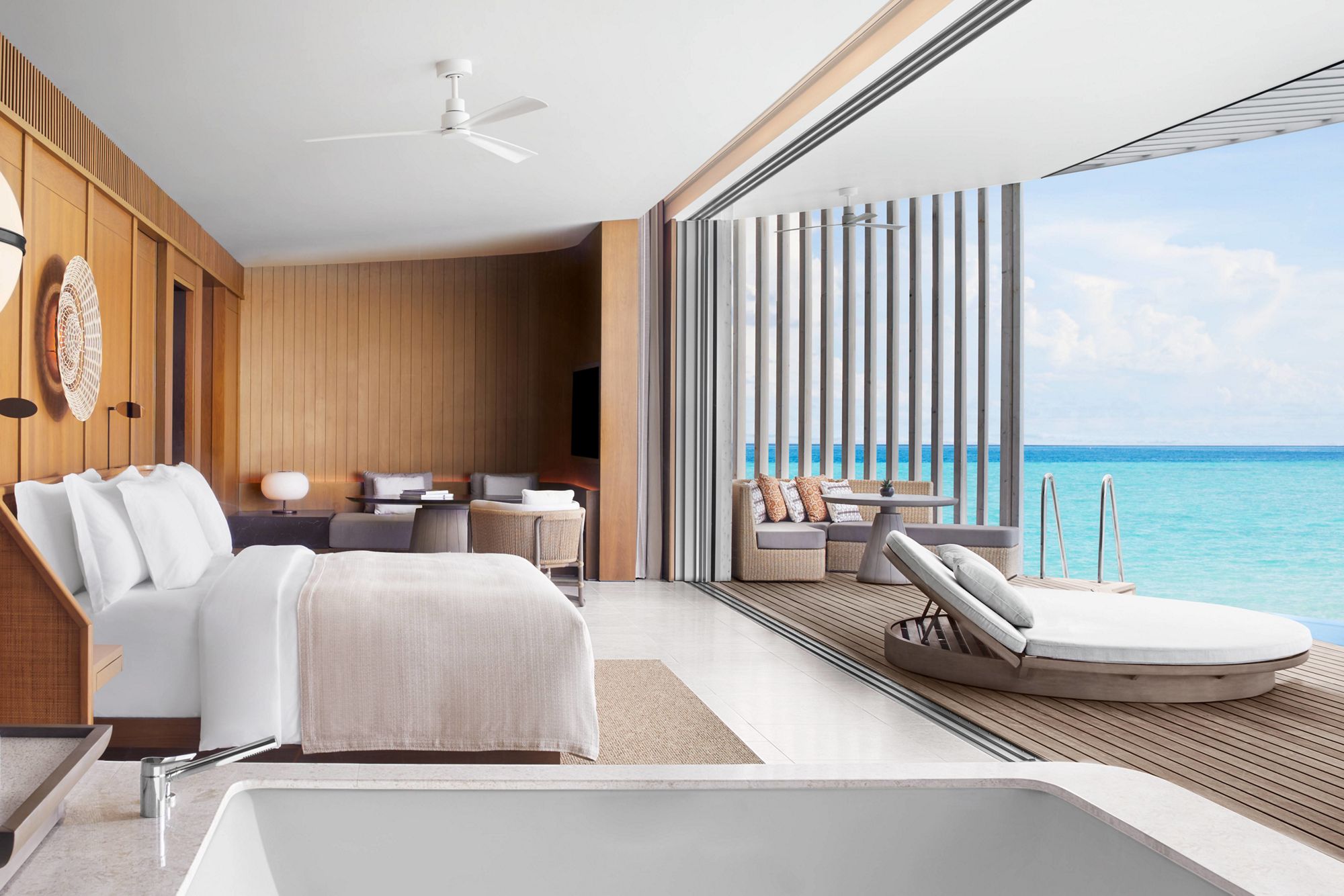 Ocean Villa at  The Ritz-Carlton Maldives, Fari Islands. Click to enlarge.