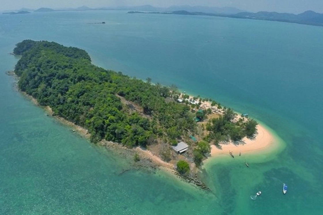 Naga Noi private island is located just a few minutes by boat off Phuket’s east coast. Click to enlarge.