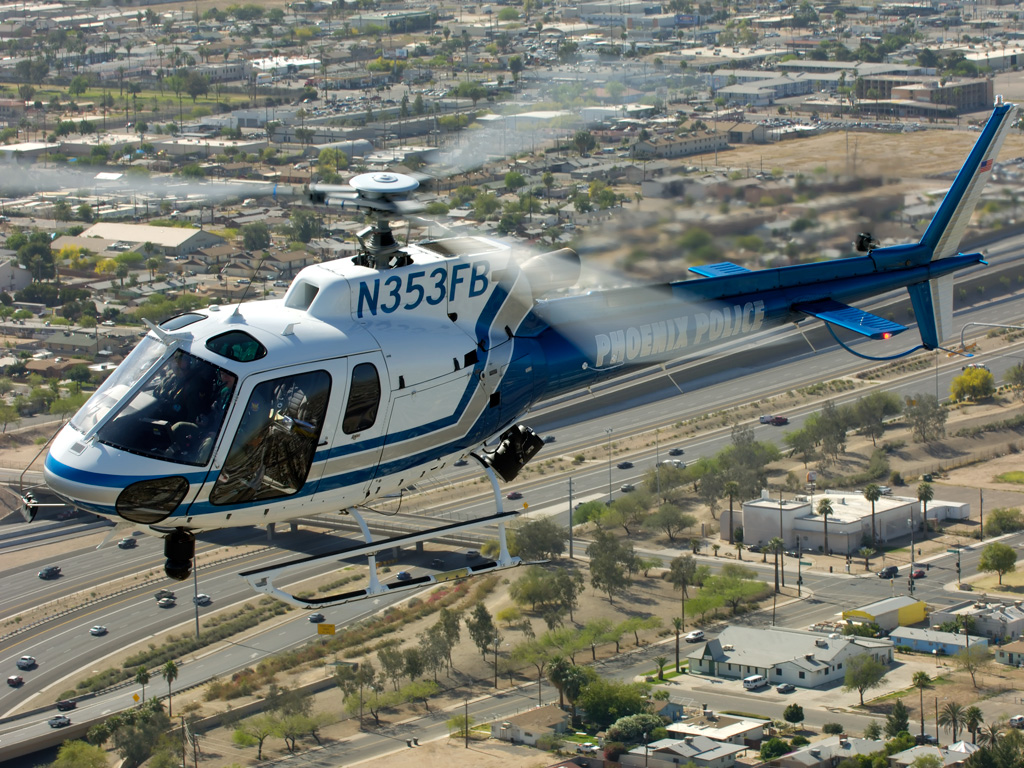 Phoenix Police Airbus H125. Click to enlarge.