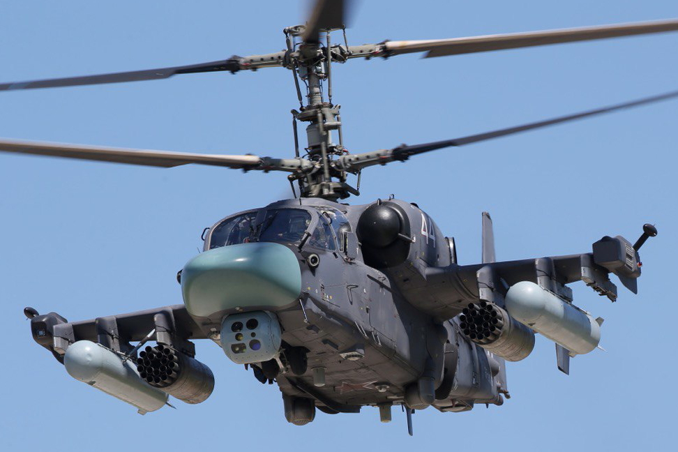 Russian Helicopters Ka-52M Attack Helicopter. Click to enlarge.