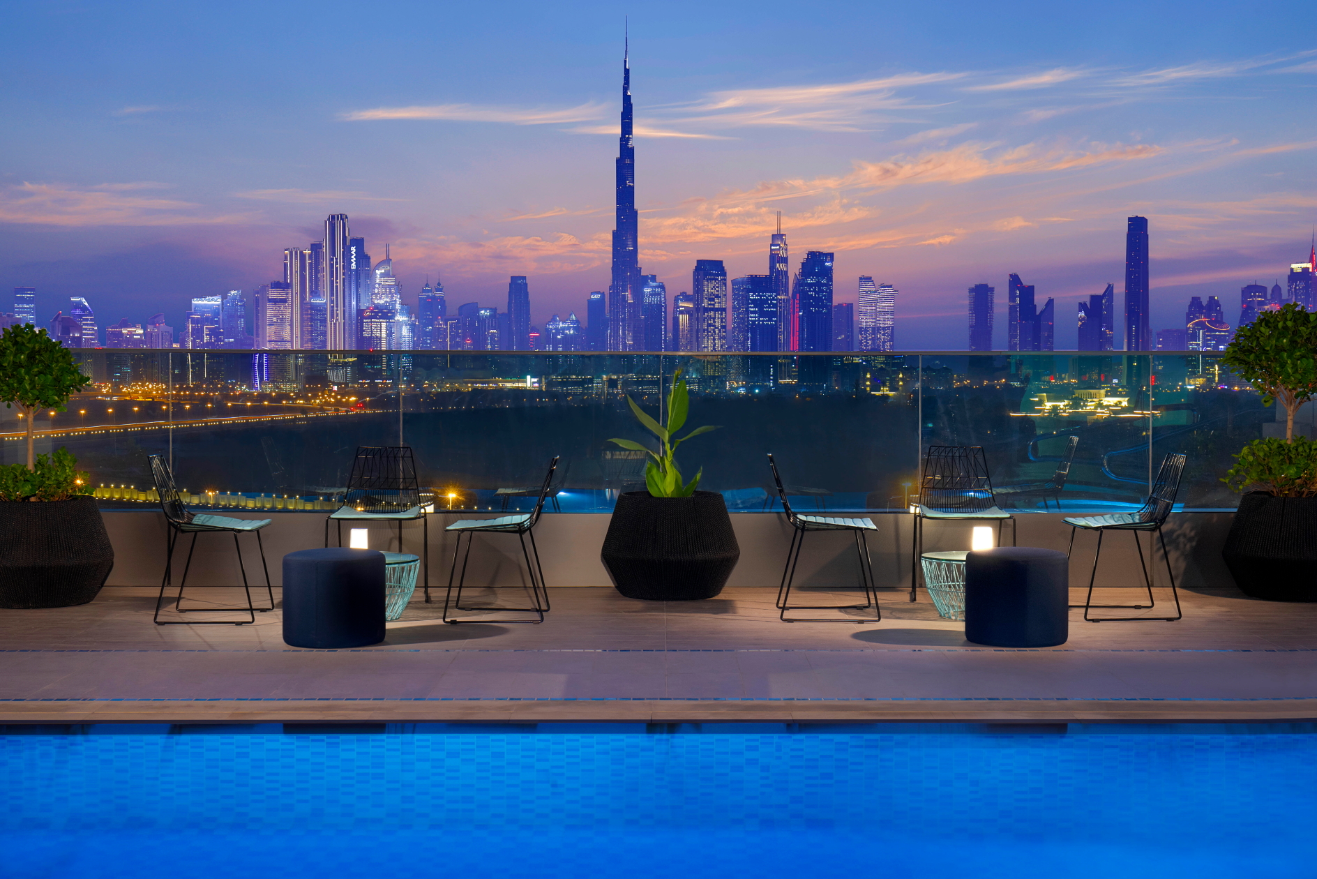 The Residence Inn by Marriott Al Jaddaf not only offers convenient access to key areas of the city, including Downtown Dubai and Business Bay, but also boasts spectacular views of the Burj Khalifa and surrounding cityscape. Click to enlarge.