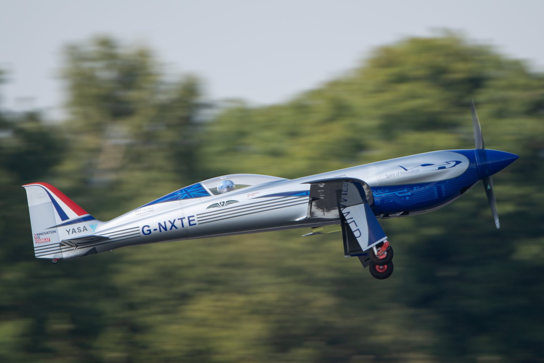 Rolls-Royce’s all-electric ‘Spirit of Innovation’ aircraft. Click to enlarge.