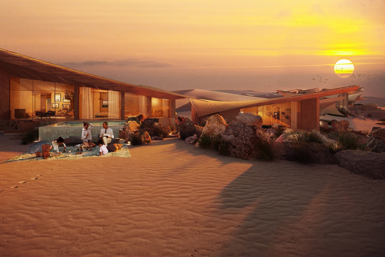 The Six Senses Southern Dunes, The Red Sea will be the group's first property in the Kingdom of Saudi Arabia Click to enlarge.