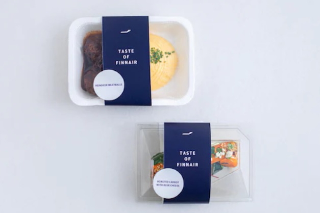 The hand-made Taste of Finnair meals are now available as a Foodora online delivery service.. Click to enlarge.