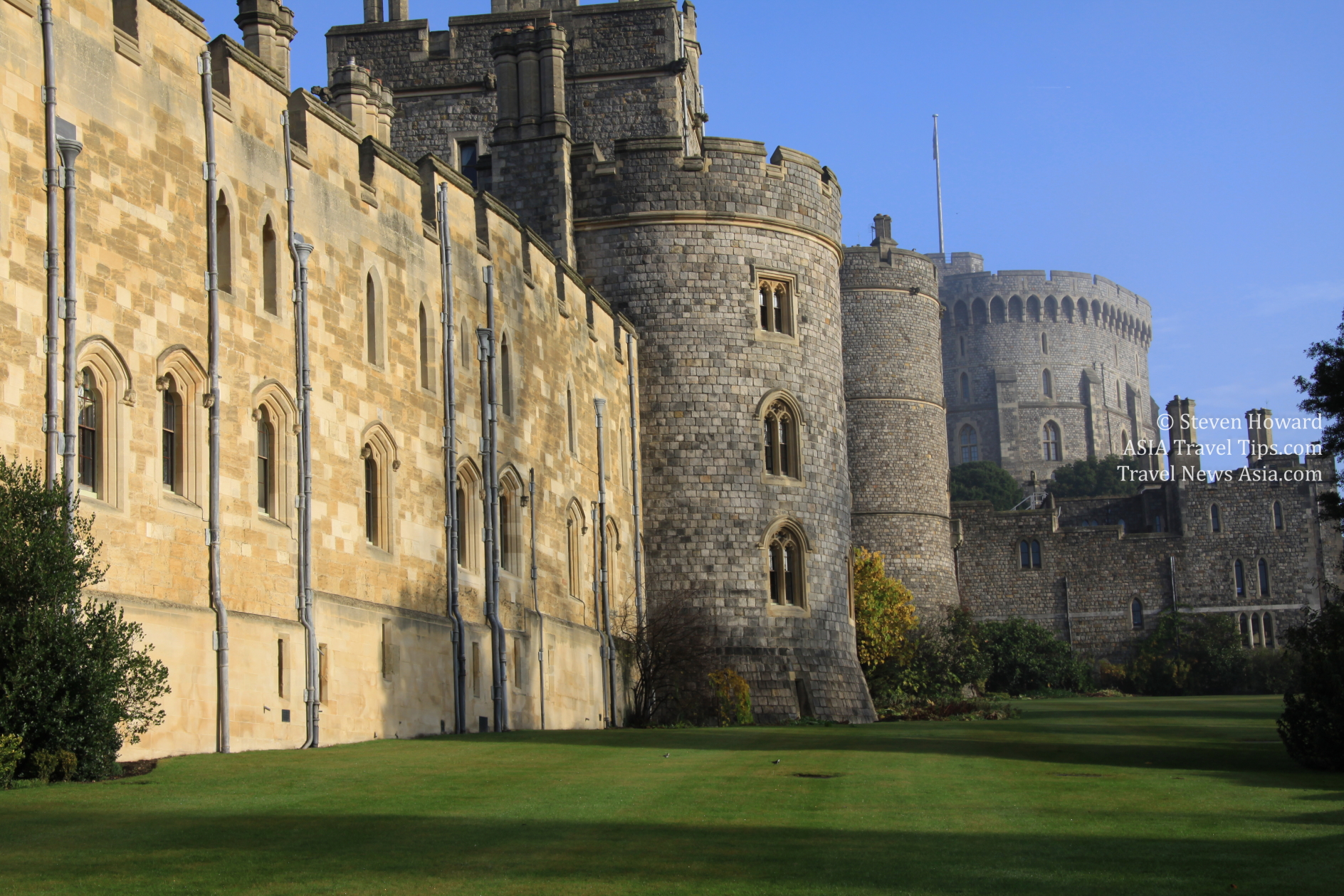 Windsor Castle in England. Picture by Steven Howard of TravelNewsAsia.com Click to enlarge.