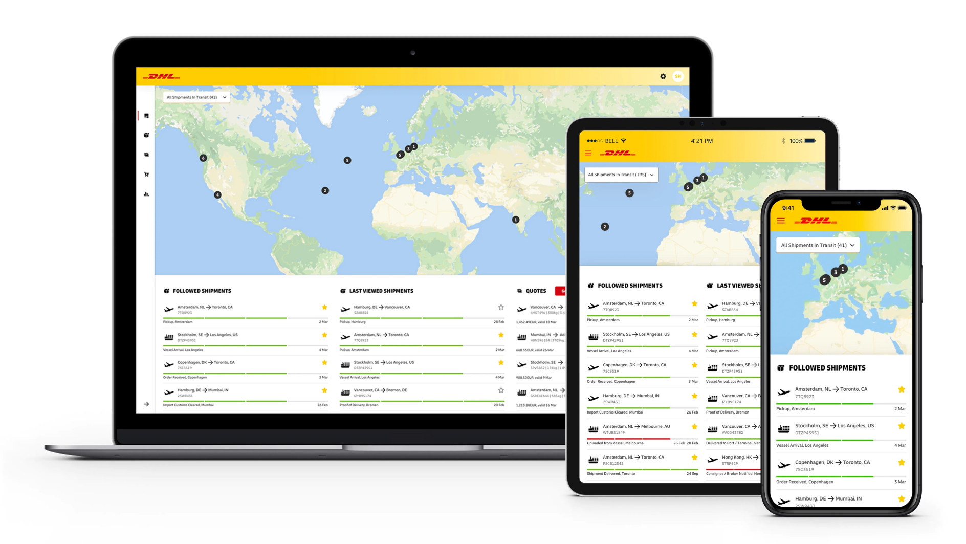 DHL Global Forwarding - Freight, the international freight specialist division of Deutsche Post DHL Group, has upgraded myDHLi with new features and greater functionality. Click to enlarge.