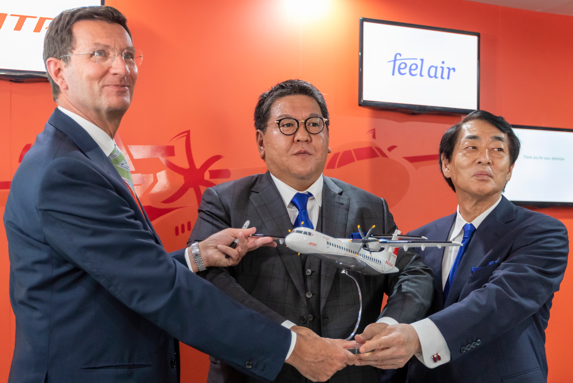 ATR has signed a LOI for up to 36 aircraft with Feel Air Holdings, a new regional airline holding company in Japan. Click to enlarge.