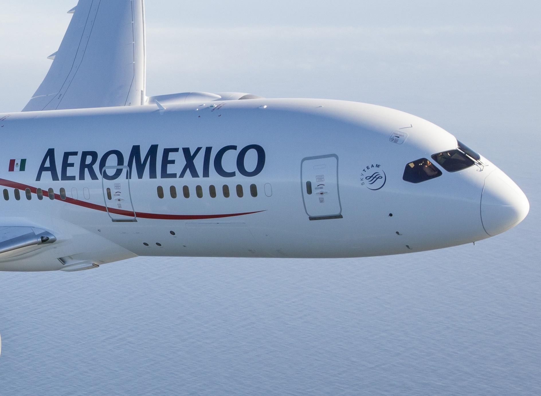 AeroMexico B787-8 reg: N961AM. Click to enlarge.
