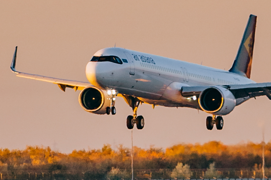 Air Astana A321LR. Click to enlarge.