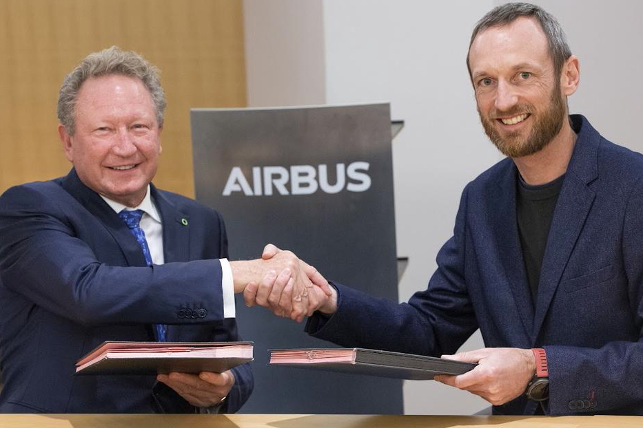 FFI signs MOU with Airbus to study use of liquid hydrogen and Power-to-Liquid fuels for aviation. Click to enlarge.