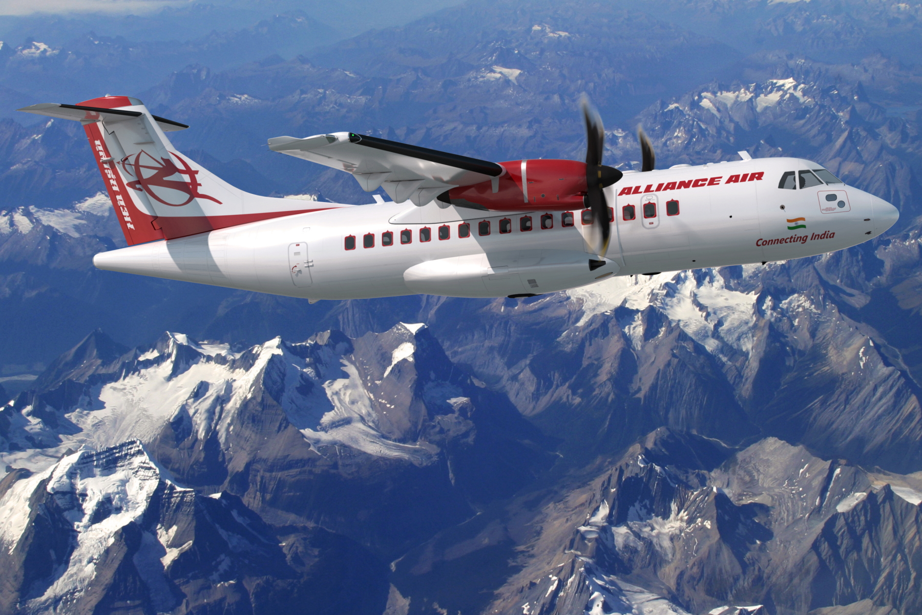 Alliance Air ATR 42-600. Click to enlarge.