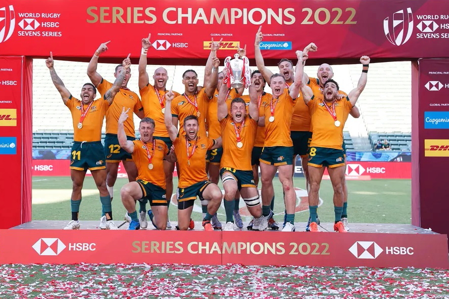 Australia have been crowned HSBC World Rugby Sevens Series Champions for the first time. Click to enlarge.