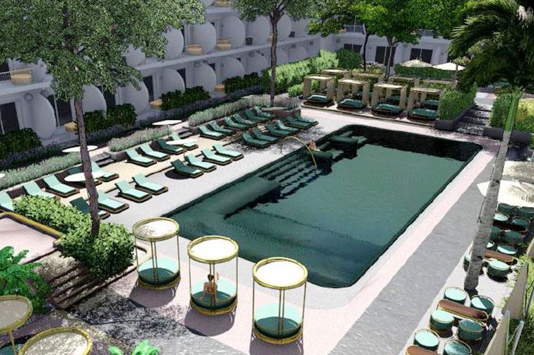 Rendering of the pool at the Avani Chaweng Samui Hotel & Beach Club. Click to enlarge.
