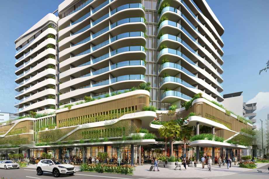Avani Mooloolaba Beach Hotel on Queensland's Sunshine Coast. Click to enlarge.