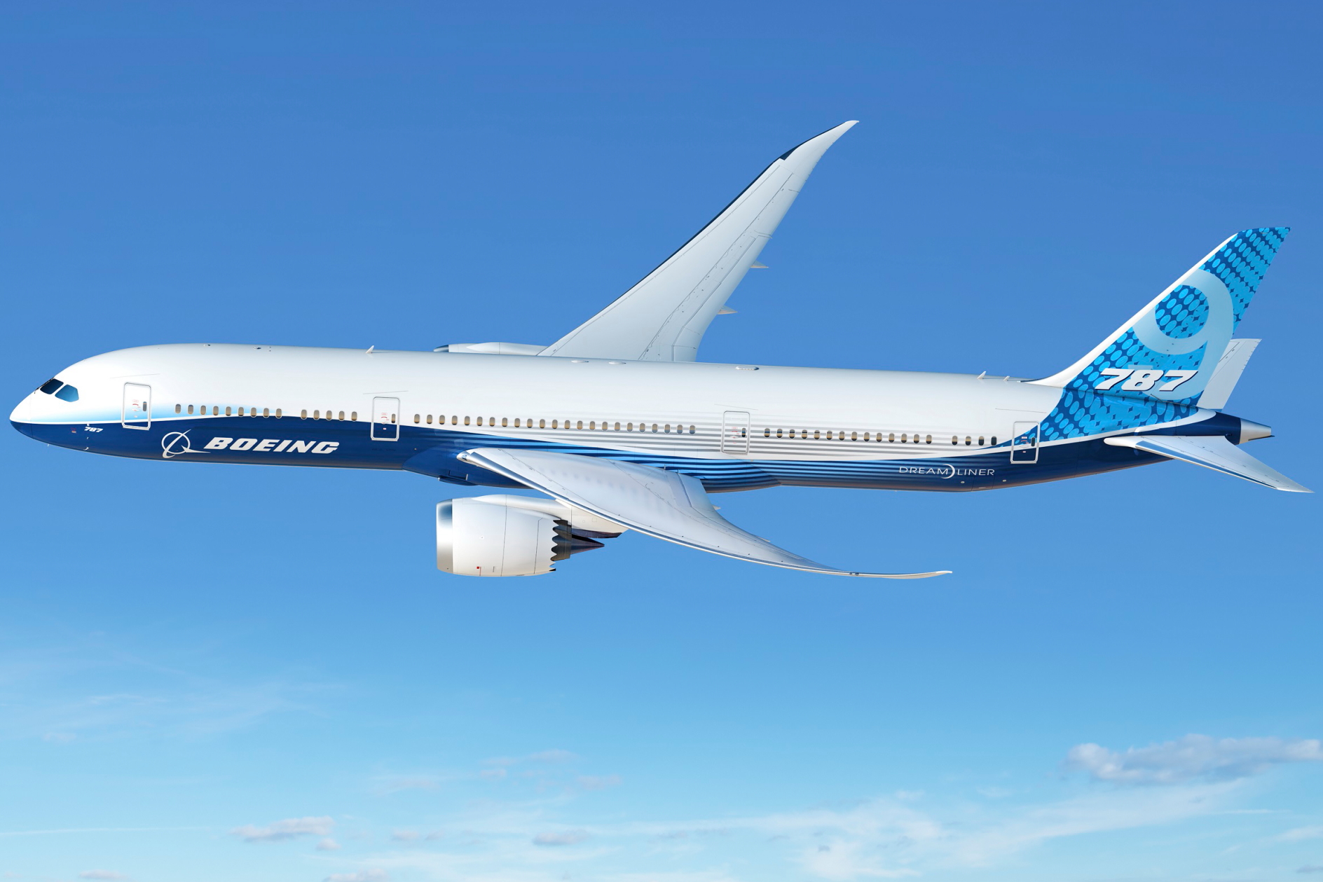 Boeing 787-9 Dreamliner. Click to enlarge.