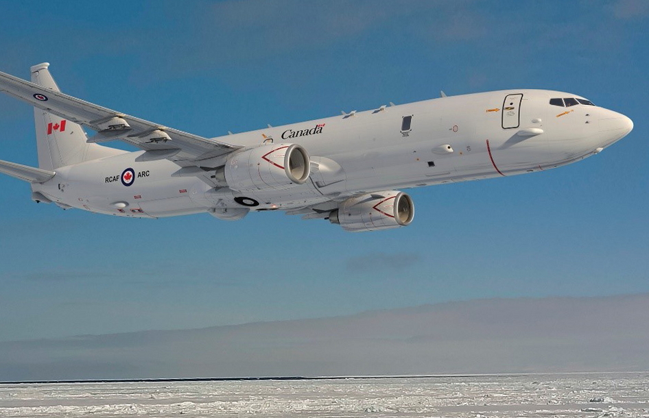 An artist's rendering depicts the P-8A Poseidon in Canadian livery. Picture: Boeing. Click to enlarge.