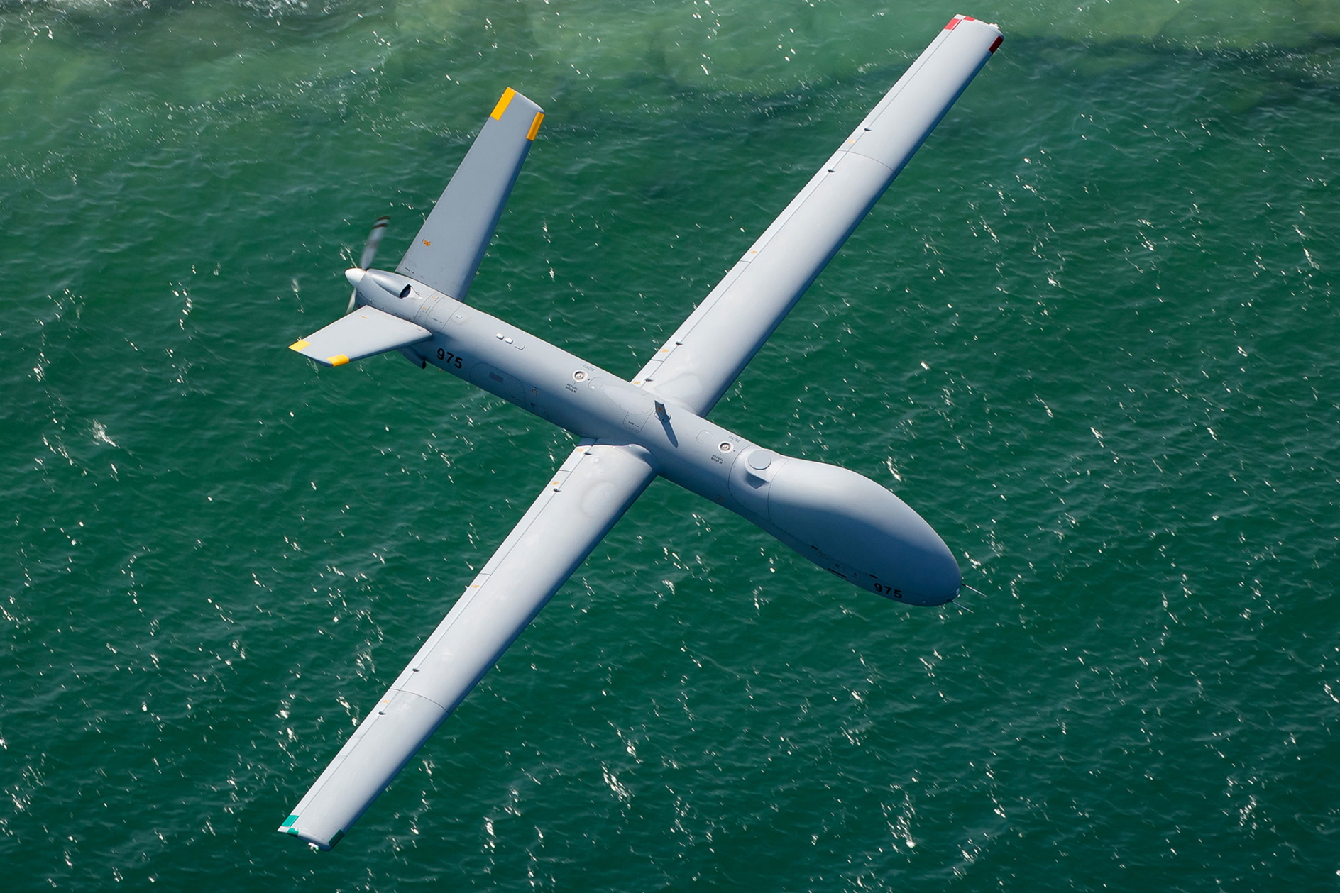Hermes 900 Maritime Unmanned Aircraft. Click to enlarge.