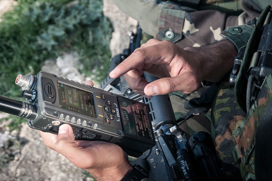 Elbit tactical radio system. Click to enlarge.