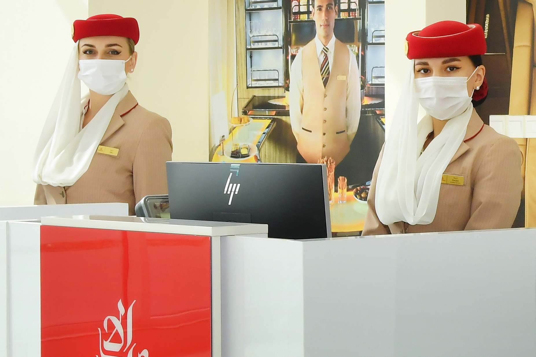 Emirates has opened a remote check-in facility at the Ajman Central Bus Terminal. Click to enlarge.