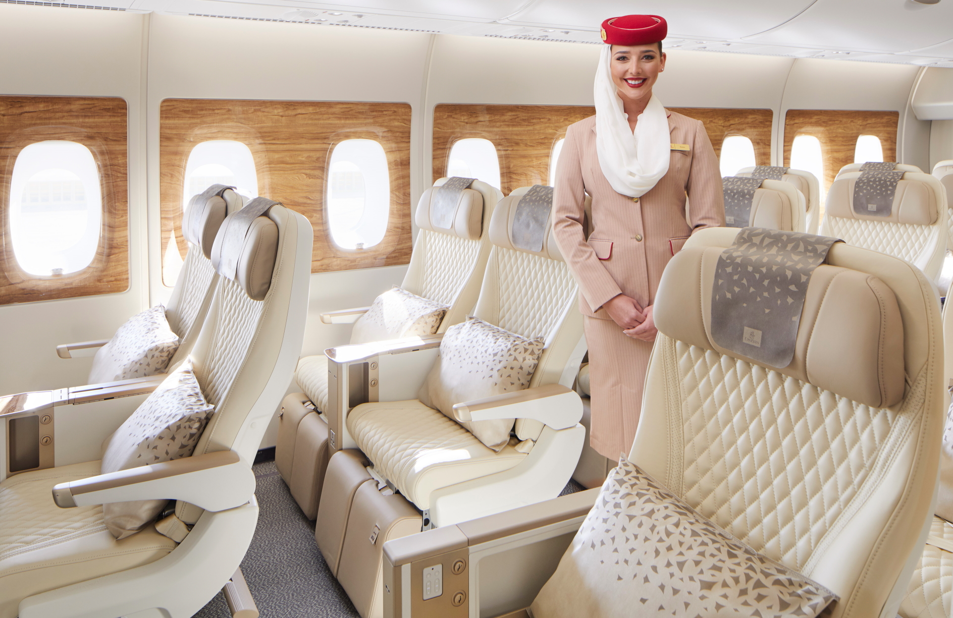 Emirates' Premium Economy Class. Click to enlarge.