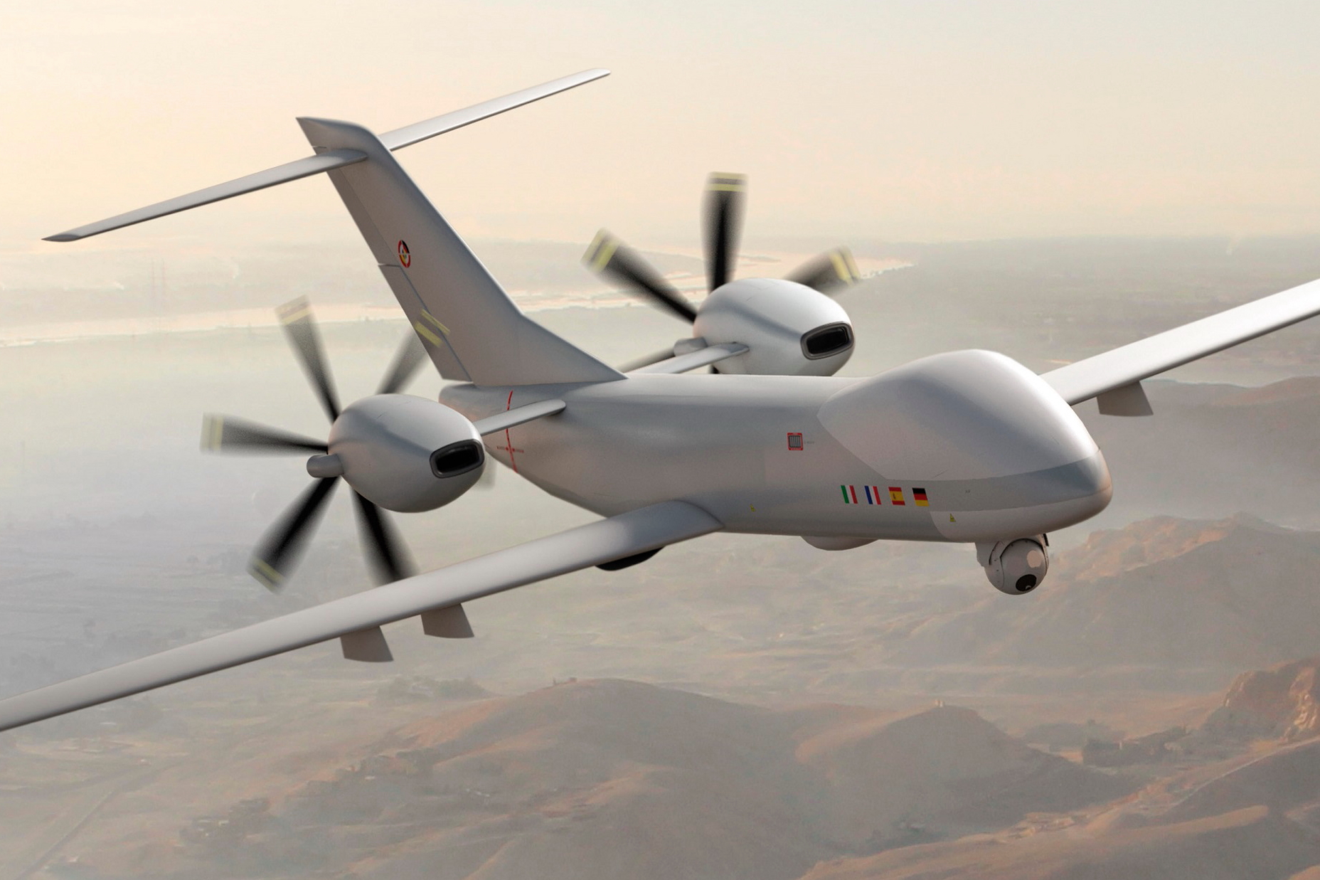 Eurodrone is a Medium Altitude Long Endurance (MALE) Remotely Piloted Aircraft System (RPAS) with versatile and adaptable capabilities designed for Intelligence, Surveillance Target Acquisition and Reconnaissance (ISTAR) missions or homeland security operations Click to enlarge.