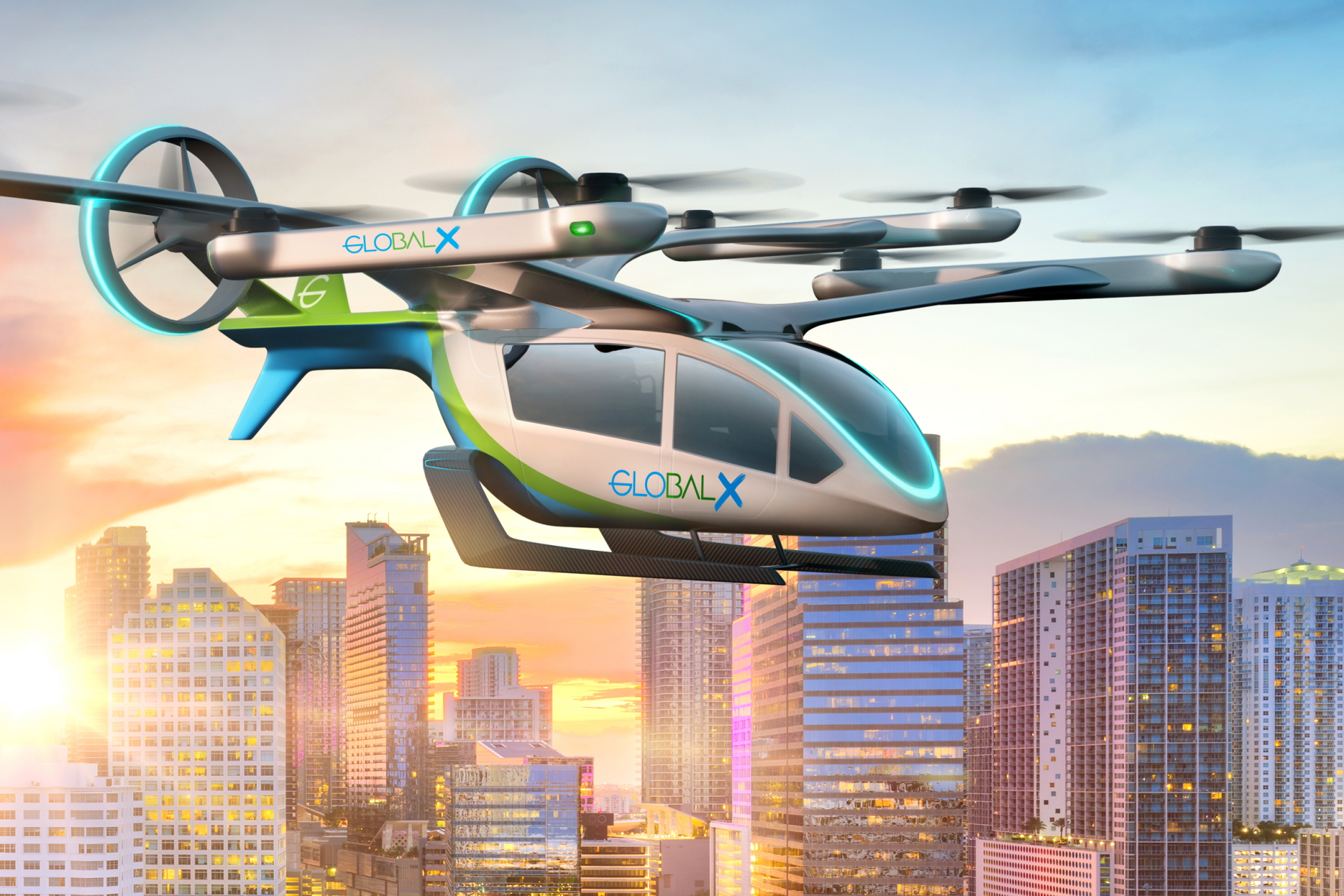 Global Crossing Airlines has signed a LOI for up to 200 eVTOL aircraft. Click to enlarge.