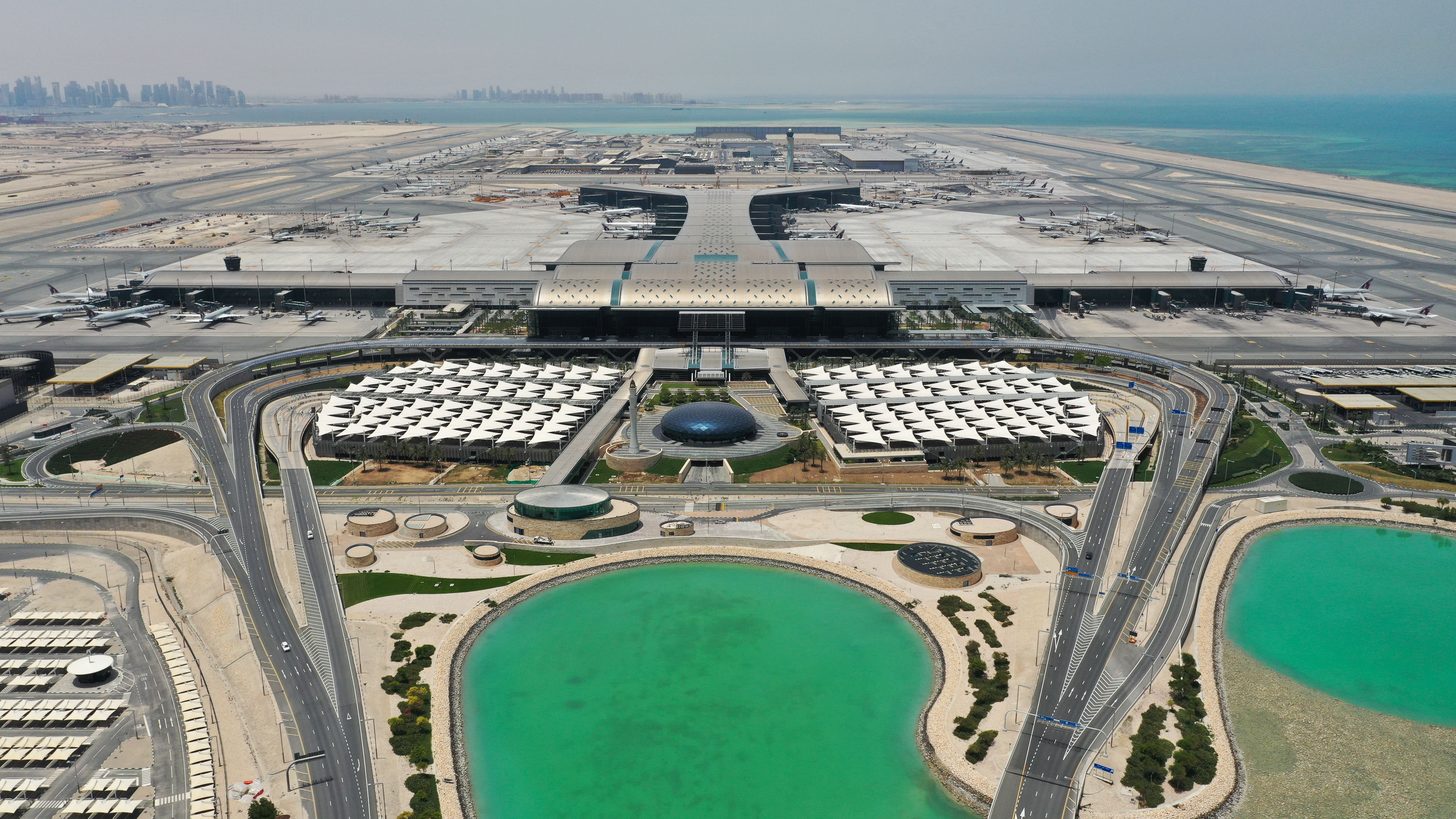 Hamad International Airport Becomes an Orchard