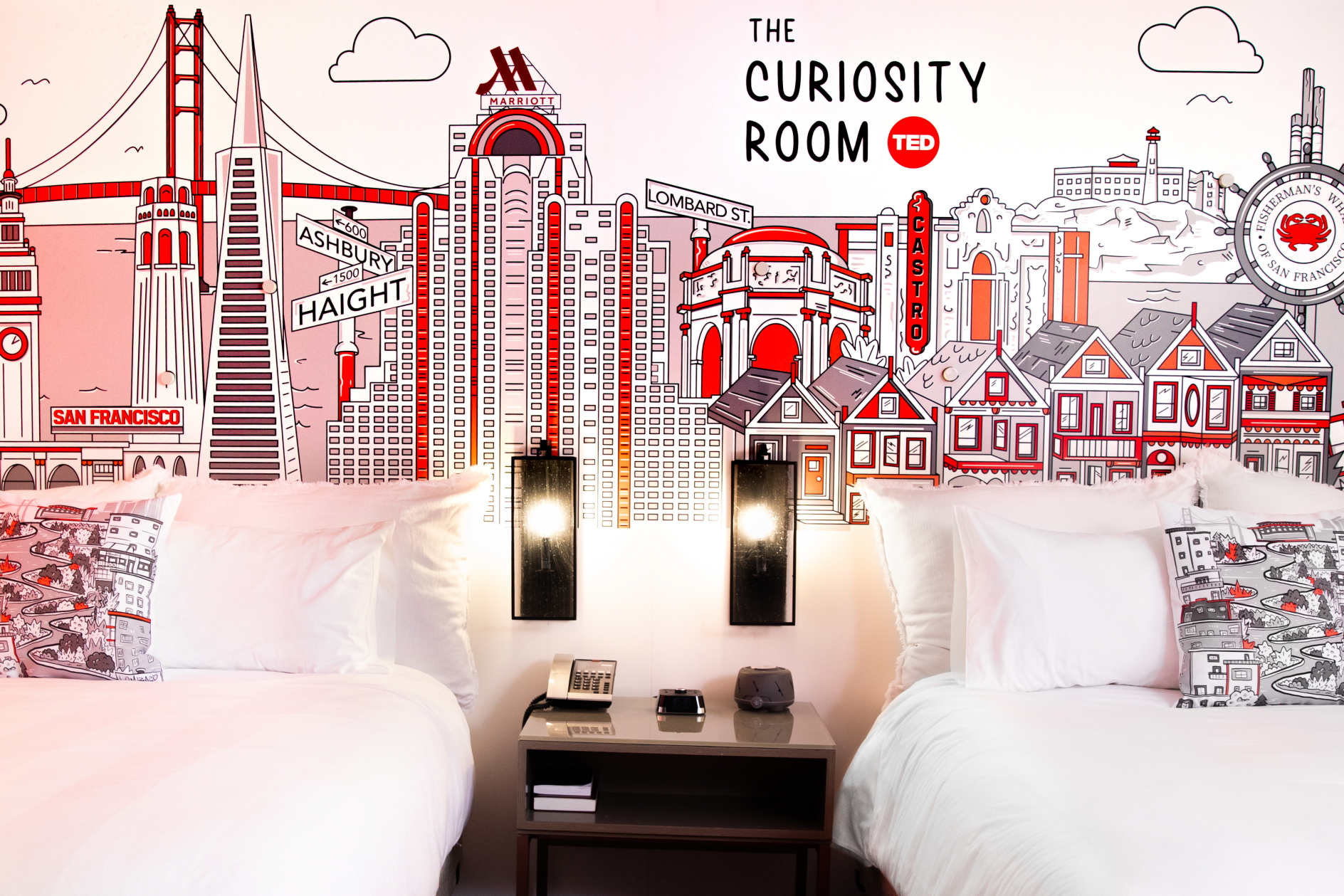 The Curiosity Room by TED will be available for three months in San Francisco, Bangkok and London. Click to enlarge.