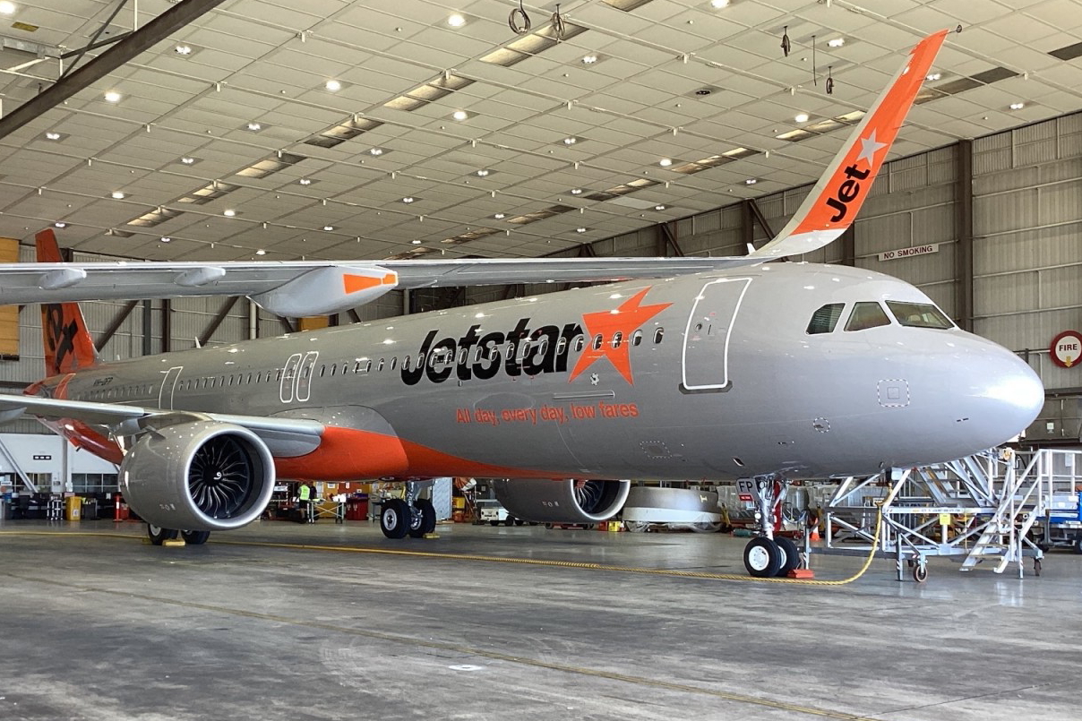 Jetstar A321neo. Click to enlarge.