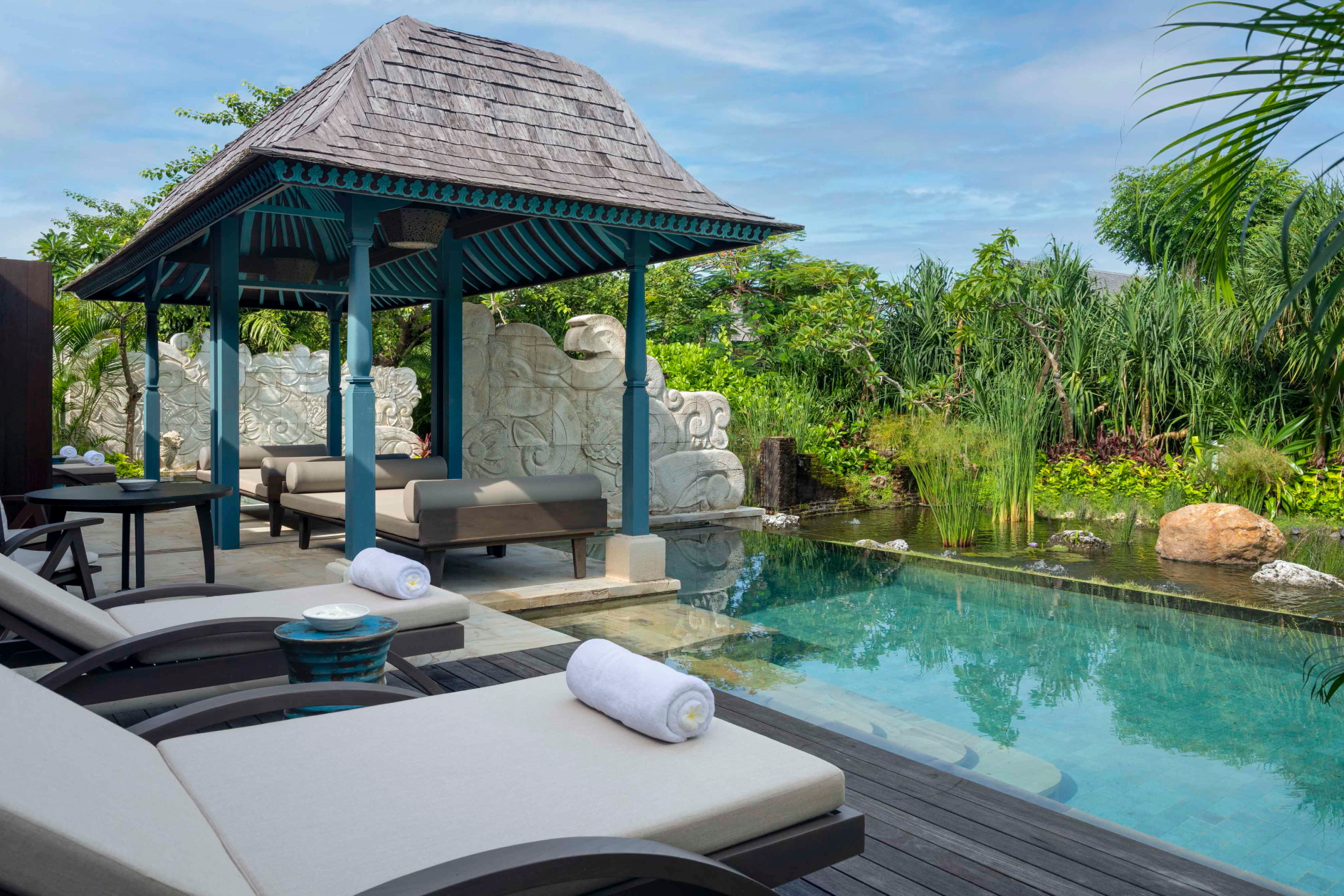 Pool of a Garden Villa at the Jumeirah Bali Resort. Click to enlarge.