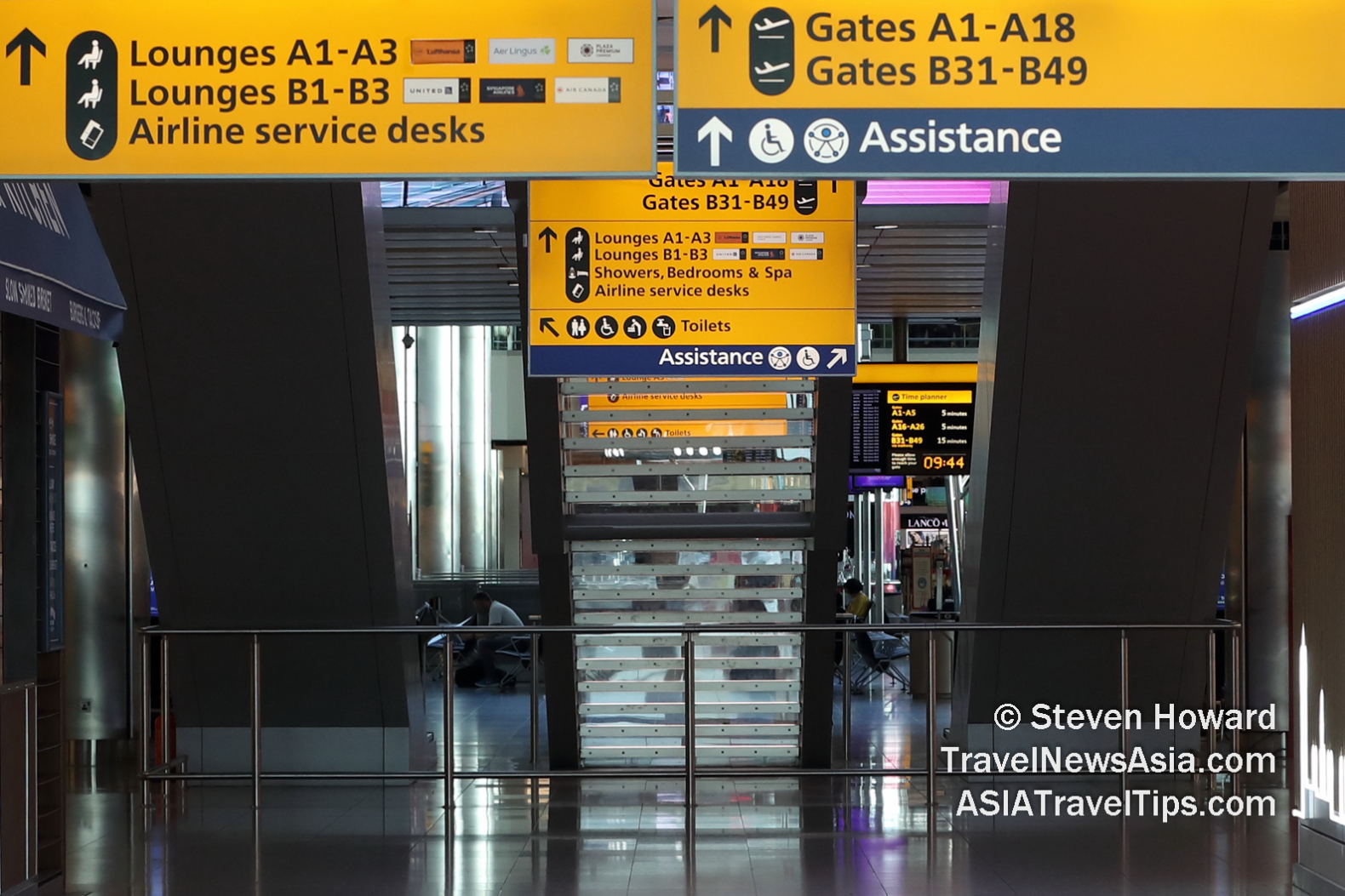 London Heathrow T2. Picture by Steven Howard of TravelNewsAsia.com Click to enlarge.