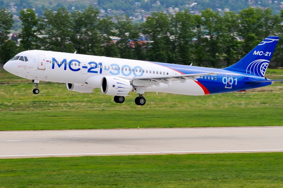 MC-21-300. Picture: Rostec. Click to enlarge.