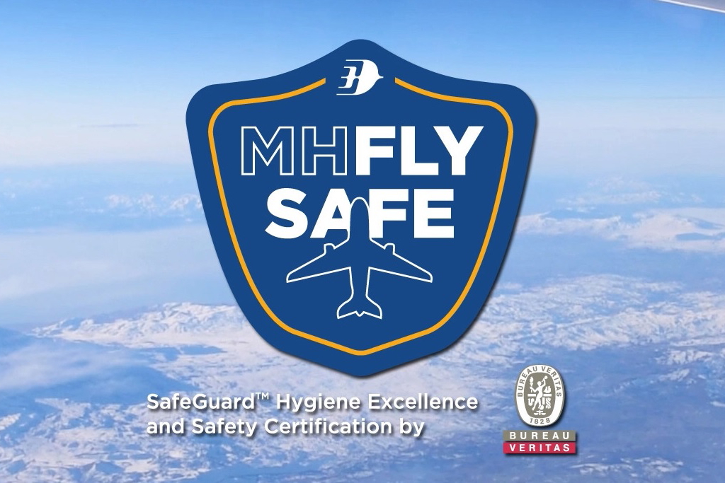 Malaysia Aviation Group's MHFlySafe logo. Click to enlarge.
