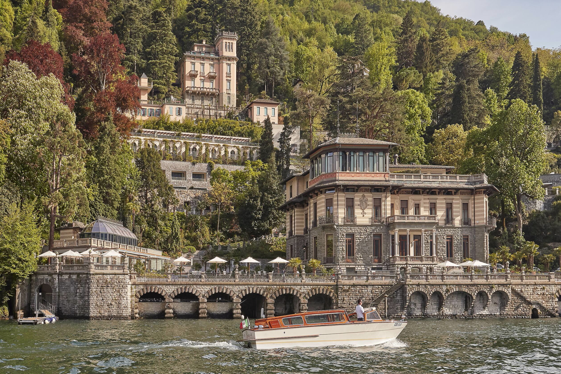 The Mandarin Oriental, Lago di Como will reopen on 1 April 2022. Click to enlarge.