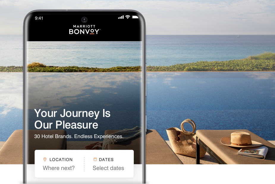 Marriott Bonvoy has redesigned and upgraded its mobile app on Android. Click to enlarge.