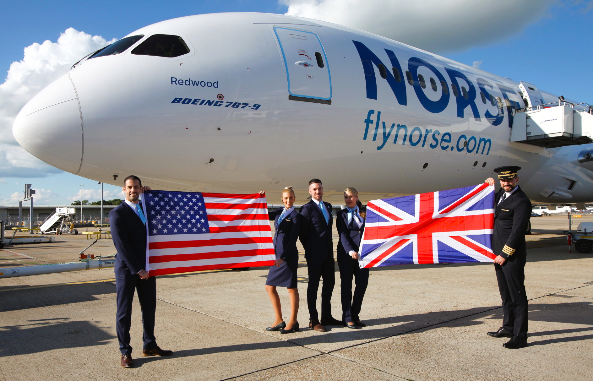 Norse Atlantic Airways launched flights between London Gatwick and New York JFK as well as Oslo on 12 August. Click to enlarge.