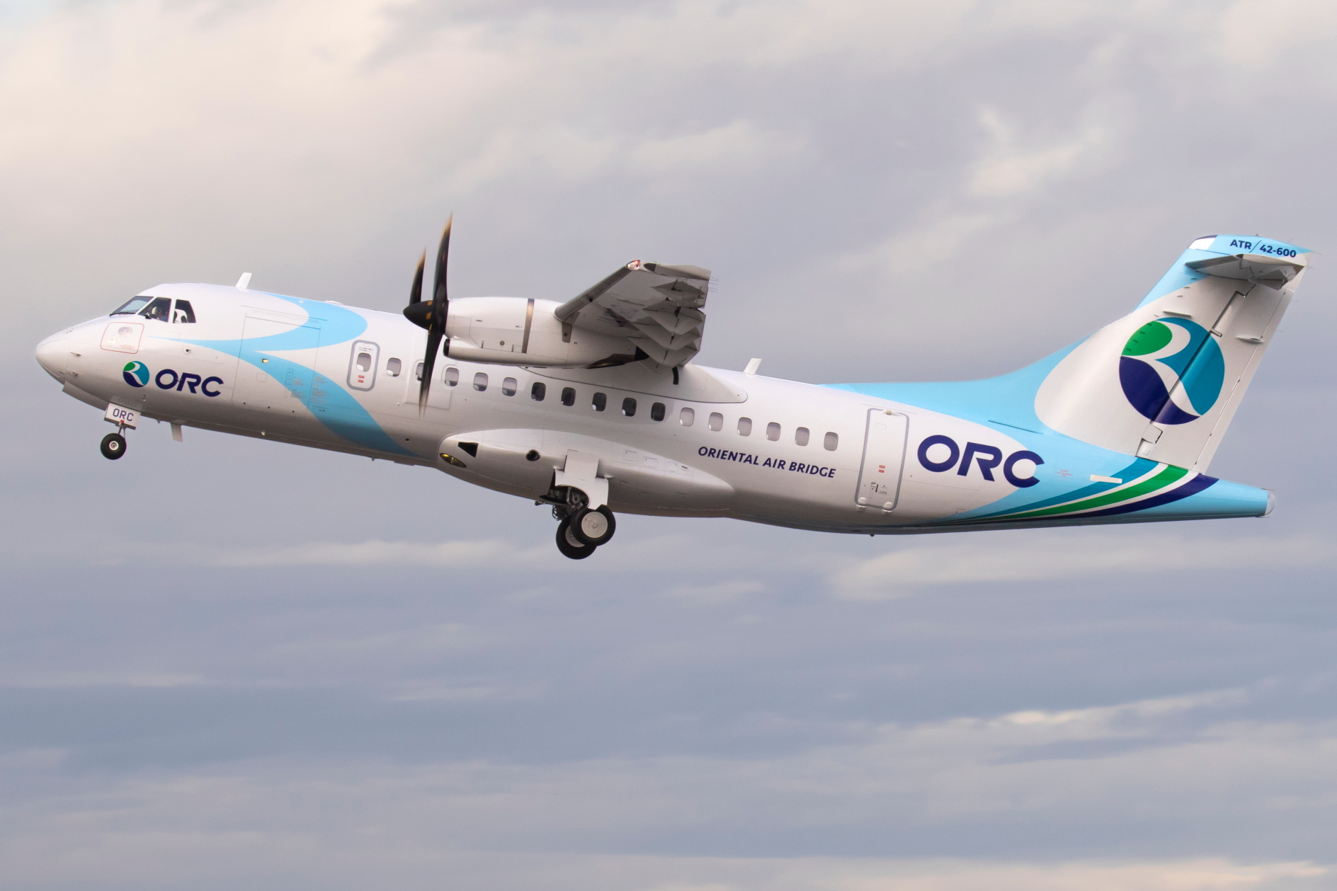 ORC (Oriental Air Bridge) ATR 42-600. Click to enlarge.
