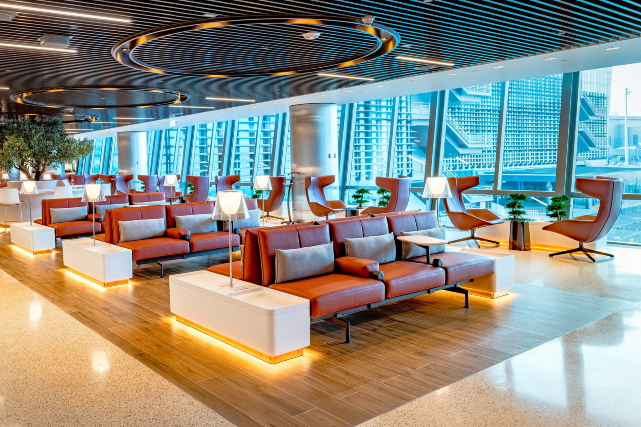 Qatar Airways has opened Platinum, Gold and Silver lounges at Hamad International Airport (HIA). Click to enlarge.