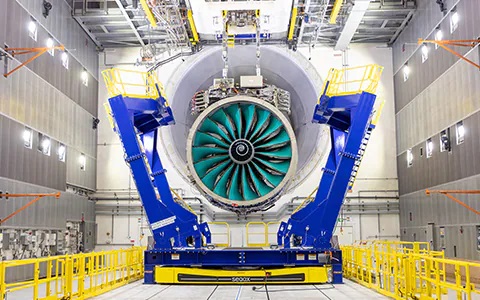 Rolls-Royce's UltraFan engine technology demonstrator. Click to enlarge.